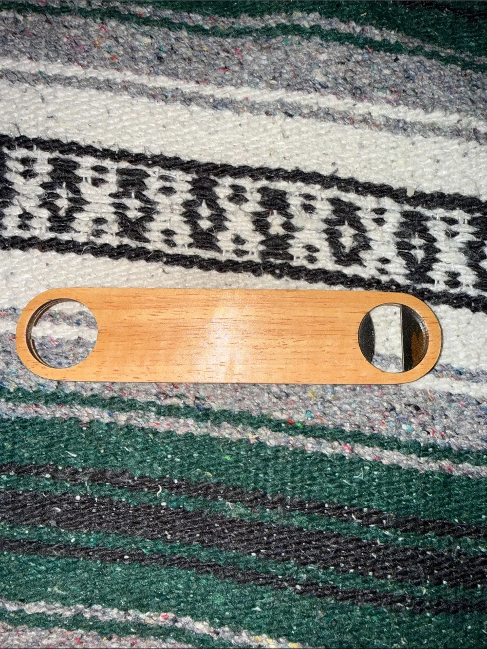 Bamboo Fish-Engraved Bottle Opener - Natural
